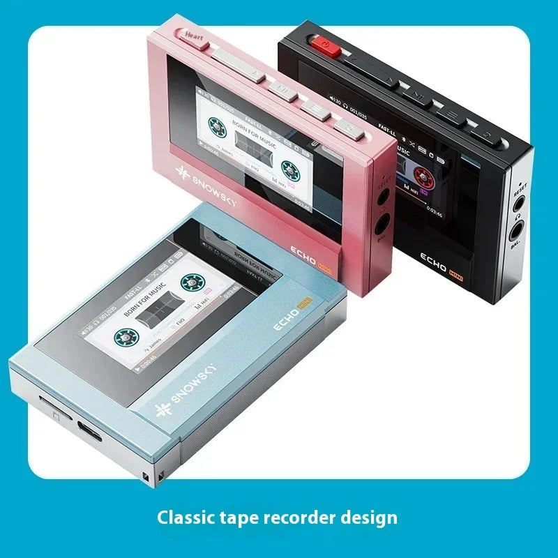 Fiio Snowsky Echo Mini Wireless Bluetooth MP3 Player 8GB Retro Portable Walkman Custom Support DSD Music Gift