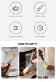 Vintage Coffee Brush Grinder Cleaning Tool Retro Barista Espresso Machine Cleaner Solid Wood Brush Coffee Machine Accessories