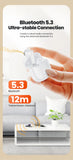Toocki TWS Wireless Bluetooth Earphones 5.3 IPX4 Waterproof Headset 12M Transmission Distance Long Standby Earbuds Headphones