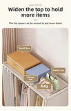 Large Capacity Portable Wardrobe Closet Durable Sturdy Assembly Clothes Organizer Bedroom Dustproof Storage Solution