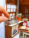 Dollhouse Miniature Coffee Can Tea Can Model Mini Simulation Item Ornament Toys Doll House Furniture Accessories-Toy