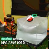 10/15L/18L/20L Thickened Collapsible Water Storage Container Large Capacity Outdoor Camping Drinking Bag Water Tank Bucket