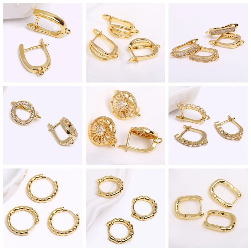 18k Gold Plated Spacer Beads For Bracelet Making,Separators For Beads,Jewelry Fittings,DIY Jewellery Making Supplies Wholesale