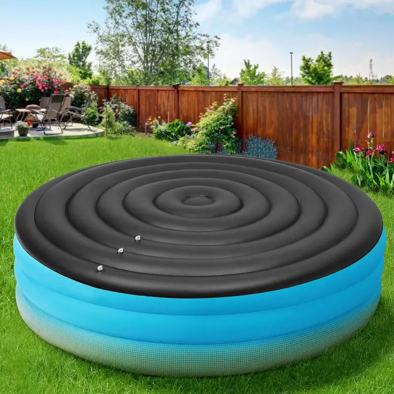 Round Hot Tub Cover Spa Pool Protective Lid Portable Round Inflatable Hot Tub Cover Replacement for Family Hotel Garden