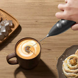 Coffee Electric Milk Frother Electric Whisk Cordless Electric Beverage Mixer Suitable for Coffee Matcha Kitchen Accessories