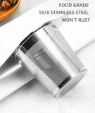 Tea Infuser Basket with Dual Handle Fine Mesh Stainless Steel Cup Loose Leaf Tea Funnel Strainer Tearoom Supplies