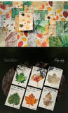 JIANWU Whisper of Leaves Series Vintage Texture Landscape Collage Scrapbook Material Paper Creative Junk Journal Stationery