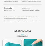 Camping Inflatable Pillow Portable Ultralight Travel Hiking Air Sleeping Pillow for Neck and Lumbar Support