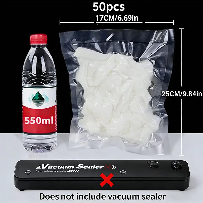 Small Automatic Vacuum Sealing Machine Food Saver Compact Fully Automatic Plastic Sealing for Cooked Food and Food Preservation