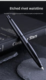 MOONMAN A1 Metal Press Fountain Pen EF 0.4MM Nib Fish Scale Pattern Design Writing Ink Pens Stationery School Office Supplies