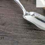 Stainless Steel Long Handle Teaspoon Measuring Shovel Spoon Vintage Loose Leaf Tea Scoop Coffee Bean Scooper Kitchen Sugar