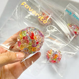 Squishy Balls Ice Beads Stress Relief Toy Super Soft Mochi Fidget Toy with Slow Rebound Texture for Adult Anxiety Relaxation