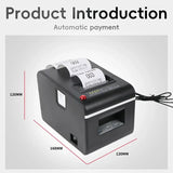 Ticket Dispenser 57mm Label Receipt Take Number Machine and Restaurant Pagers Queue Call Management System Restaurant Equipments