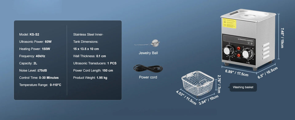 SucceBuy 2/3/6/10/15/30L Ultrasonic Cleaner with Heater Timer for Lab Tools Metal Parts Carburetor Brass Auto Parts Engine Parts