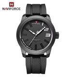 NAVIFORCE New Style Popular Silicone Strap Male Quartz Watches Fashion Casual Waterproof Wristwatches for Men Relogio Masculino