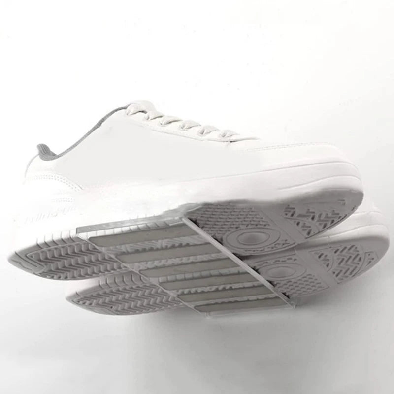 6Pcs Clear Floating Sneaker Shelves Wall Mounted Shoe Display Stand Transparent Shoe Racks For Bedroom Living Room