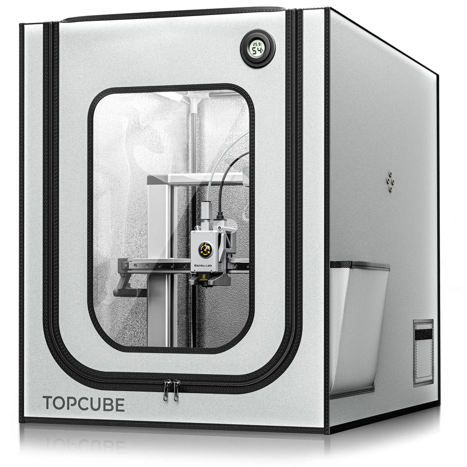 YOOPAI 3D Printer Enclosure For Bambu Lab A1/A1 mini Large Size Enclosure with LED Light Fireproof Waterproof Dustproof  Black