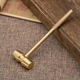 1PC Copper Hammer Small Decoration Hammer Computer Office Desktop Home Furnishings Decoration