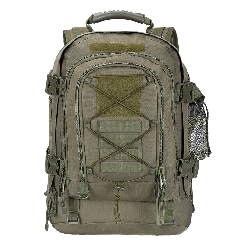 LQARMY 60L Male Travel Tactical backpack  Hiking Camping backpack Expandable Army Backpacks Molle  3 Day Assault Pack Rucksacks