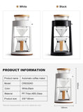 Electric Drip Coffee Maker Household Coffee Machine Tea Coffee Pot Milk