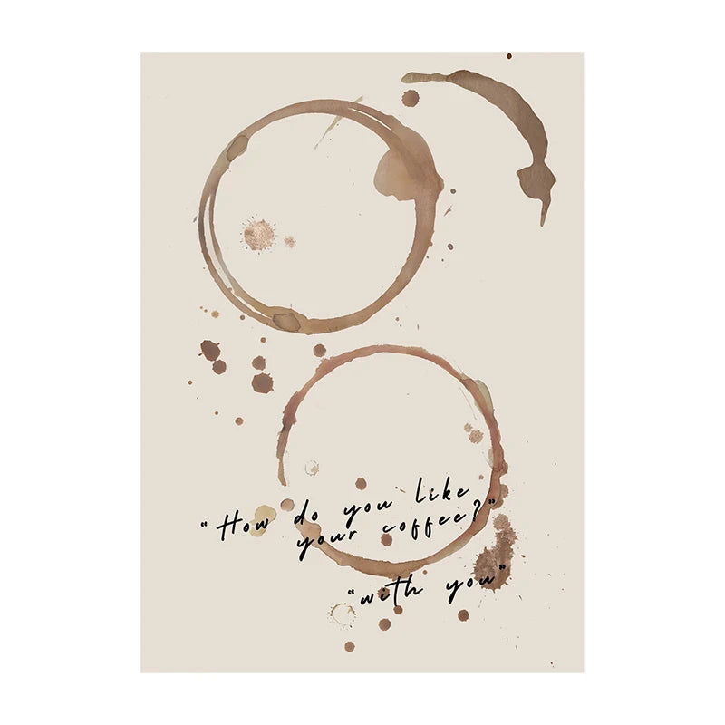 Coffee Diver Poster Coffee Canvas Painting Trendy Kitchen Gallery Print Wall Art Picture for Home Decoration Coffee Lover Gift