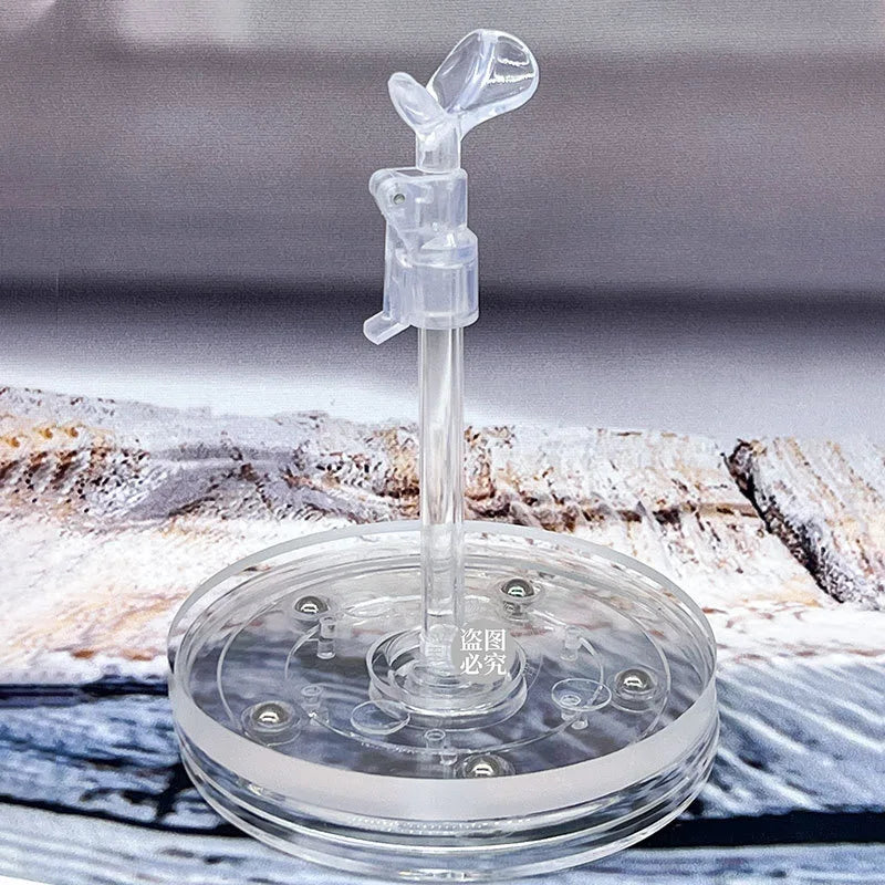 1/6 BJD Doll Toy Accessories Transparent Rotating Stand 1/8 Acrylic Support Standing Base Stand Doll Supplies Accessories
