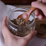 4Pcs Mini Wooden Spoons Small Kitchen Spice Condiment Spoon Sugar Tea Coffee Scoop Short Handle Wood Kids Spoon Kitchen Gadgets