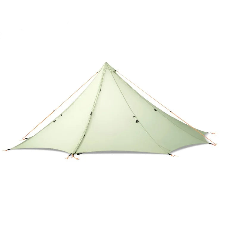 Knot Hufu1 Outdoor Camping Pyramind Tent Lightweight 20D Double Silicone Hiking Traveling Backpack 1P-2P Octagonal Tent