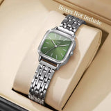 Fashion Square Women Watches Simple Ladies Quartz Wristwatch Reloj Mujer（Without Box）