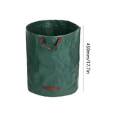120-500L Garden Yard Waste Bag Foldable Leaf Sack Weed Trash Can Waterproof Reusable Trash Storage Container Garden Supplies New