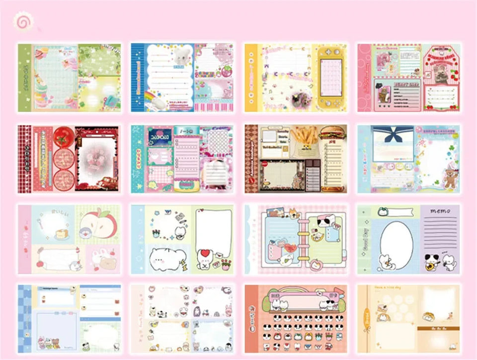New 1Style 72Pcs/bag Good Mood Maker Cut Film Sticker Book Handbook Scrapbook Phone Case Photo Frame Calendar DIY