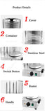 Popular Stainless Steel Electric Commercial Food Hog Dog Steamer Machine of Catering Equipment