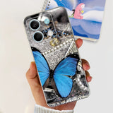 For Xiaomi Redmi Note 13 4G Case Cute Cat Butterfly Cover Soft Silicone Phone Case For Redmi Note 13 Pro Plus Note13 Full Bumper
