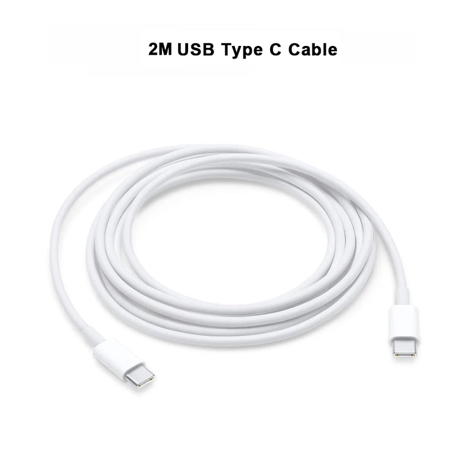 65W 20V 3.25A PD Charger USB C Power Supply Adapter For Xiaomi Mi NoteBook Air 13.3 Redmi Book Pro 14 Laptop 2M USB-C Cable