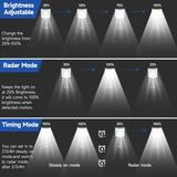 200000LM Solar Light Commercial LED Outdoor Dusk To Dawn Solar Street Light Road Area Lamp Waterproof Backyard Security Lighting