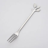 6Pcs Stainless Steel Tea Forks Gold Silver Cake Fork Snack Salad Coffee Fruit Fork Mirror Cutlery Tableware Set Kitchen Utensils