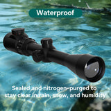Aquilifer 3-9x40 Hunting Scope SFP ED Glass Red Green Illuminated Free Scope Rings for Hunting