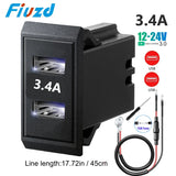 Quick Charge 3.0 USB Socket Outlets usb 12v automotiva car usb charger fast charge QC3.0 Car Socket Adapter for RV Boat