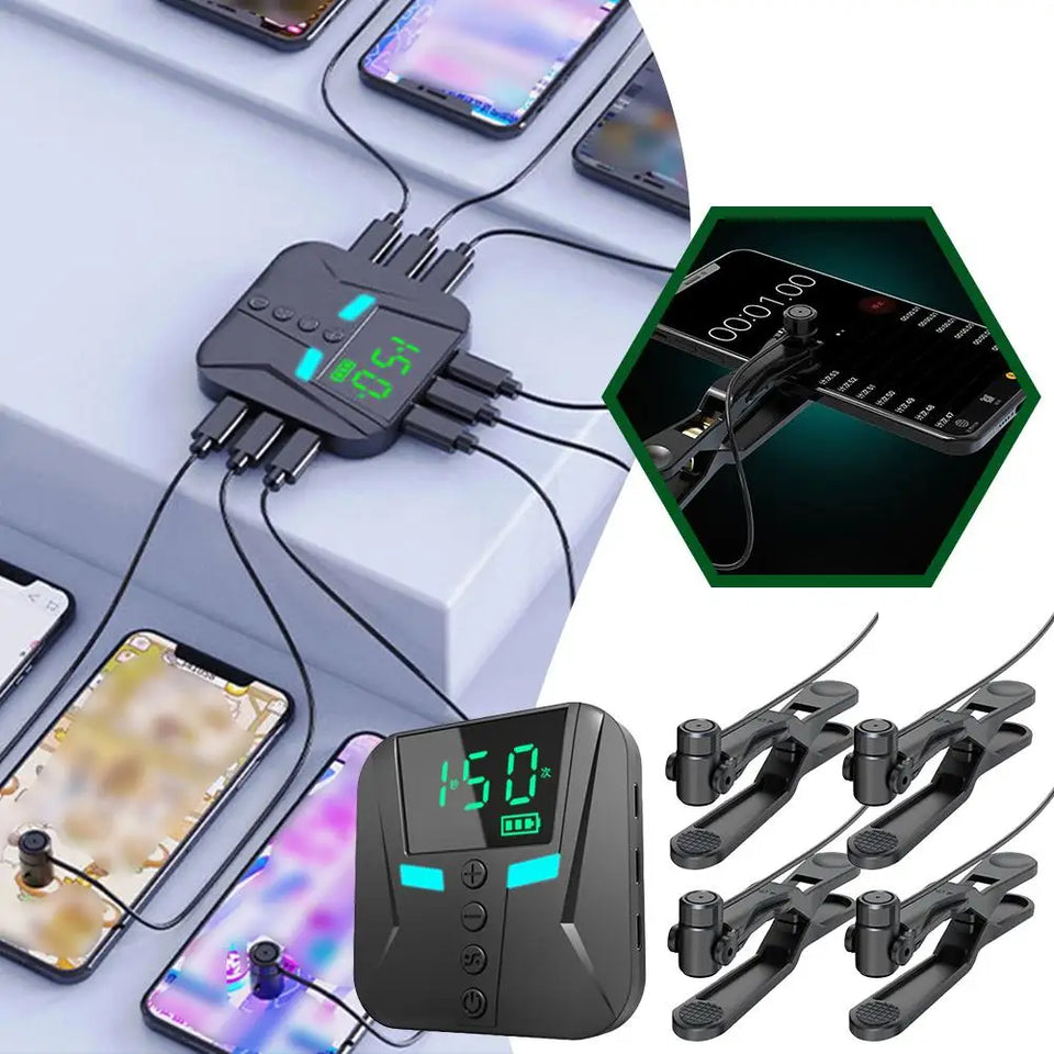 Mobile Phone Screen Clicker Device Live Broadcast Fast Praise Automatic Loop Connecting Device Point Device Universal