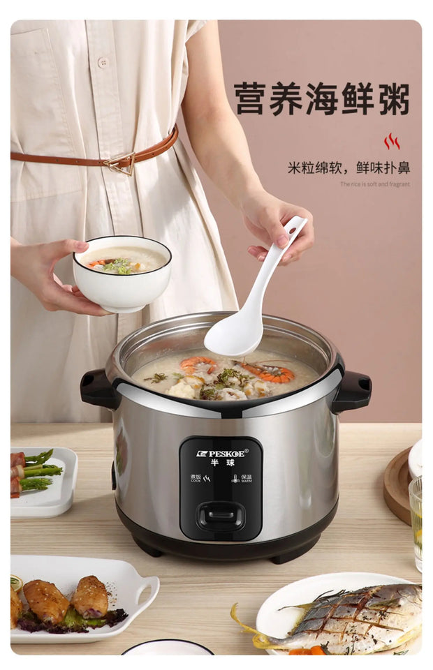 new style 316 stainless steel old-fashioned rice cooker household small cooking 1-2-3-4-6 people 5L porridge soup rice cooker