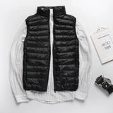 Plus Size 5xl 6xl 7xl Men's Lightweight Water-Resistant Packable Puffer Vest 2024 New Arrivals