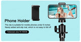200/170/150/55cm Selfie Tripods Aluminum Light Stand For Phone Stand Mount Digital Camera Tripod With Clip Bluetooth Controller