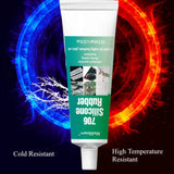 Electronic Waterproof Sealant 706 Silicone Rubber Paste Semi Transparent Insulation Anti Leakage Adhesive Fixing Glue