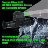 Tactical FAST Helmet NVG Night Vision Device, Hunting Riflescope IR Night Vision, Outdoor CS Shooting Training Sight Digital Cam