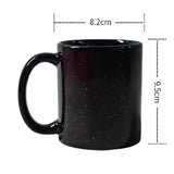 Starry Sky Temperature Sensitive Color Changing Ceramic Mug Love Confession Coffee Cup Breakfast Cups Household Drinkware