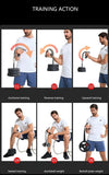 Arm Muscle Training Device Wrist Strength Training Device Fitness Grip Wrist Wrestling Trainer Exercise Device for Barbell