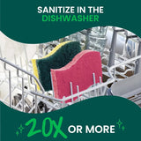 Gentle Clean Delicate Scrub Sponges For Washing Dishes and Cleaning Kitchen 3 Scrub Sponges