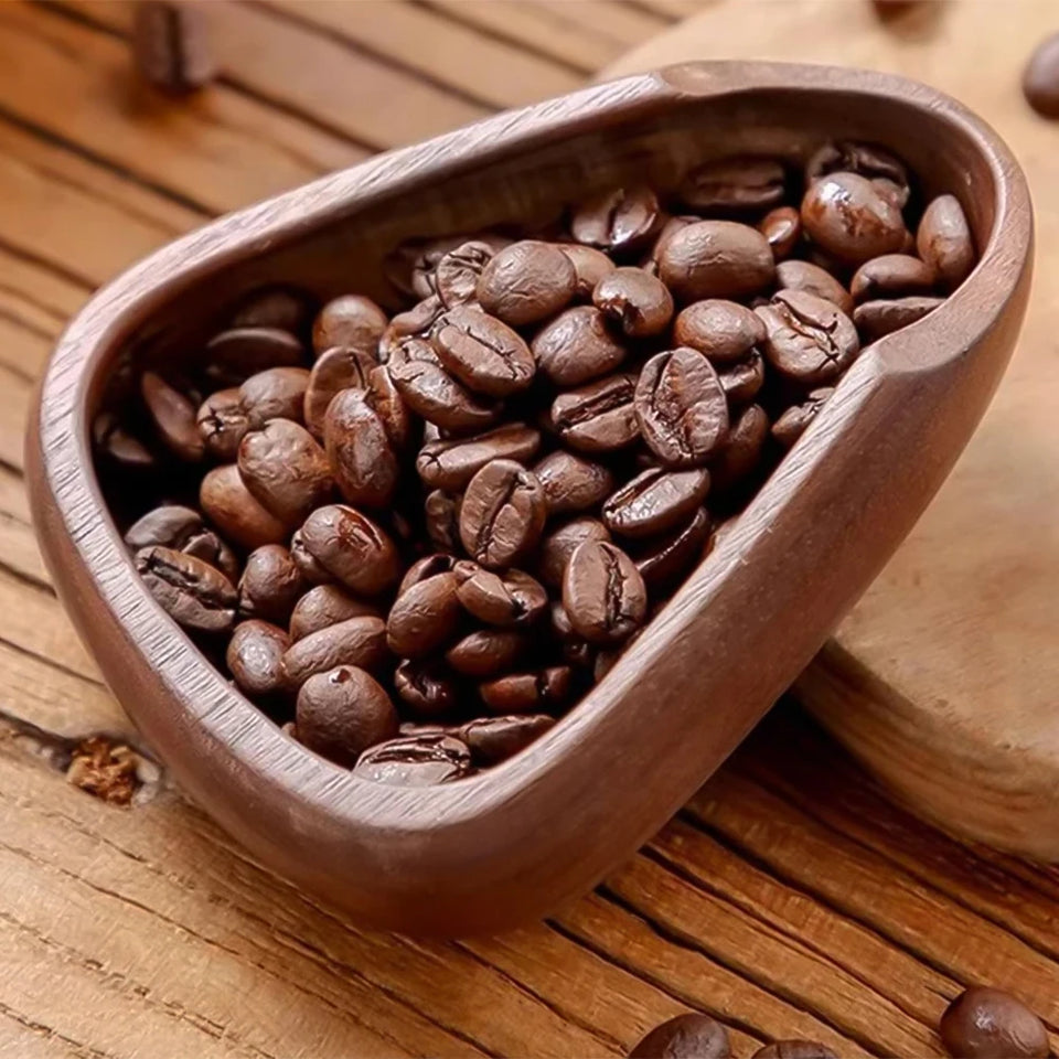 Wooden Coffee Bean Dosing Cup Spray Bottle Anti-Static Coffee Bean Spray Measuring Tray Tea Leaves Barista Set for Coffee Lovers