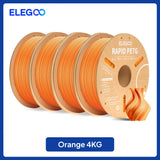 ELEGOO Rapid PETG Filament 1.75mm 1KG,High Speed 30-600mm/s 3D Printer Filament 1kg Fits for Most FDM 3D Printers