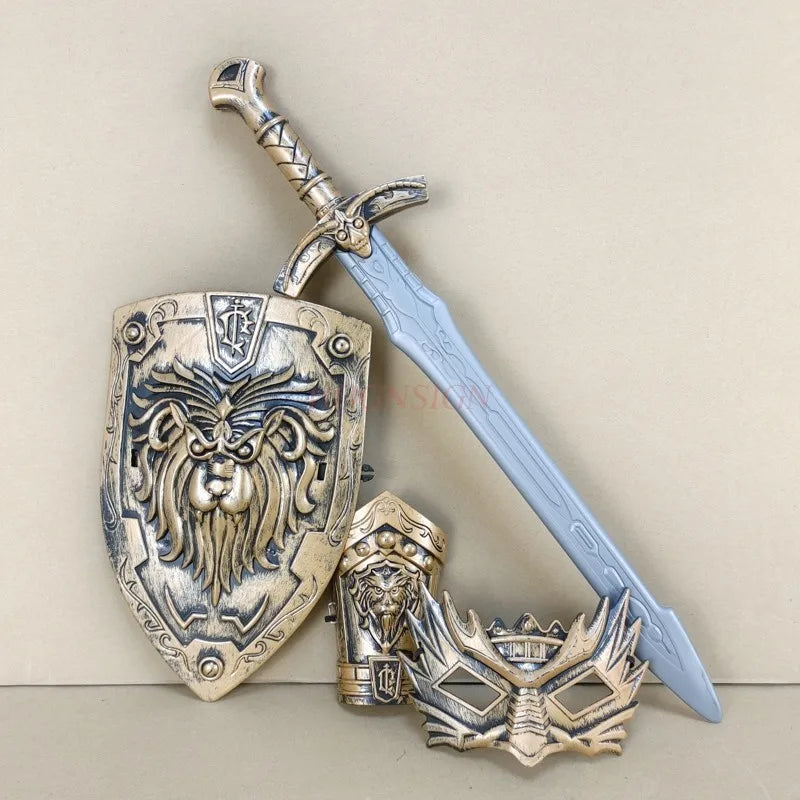 New Arrival Cosplay Sword Bronze  Set Combination Model Simulation Boys Toy Ninja Toys for Children